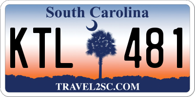 SC license plate KTL481