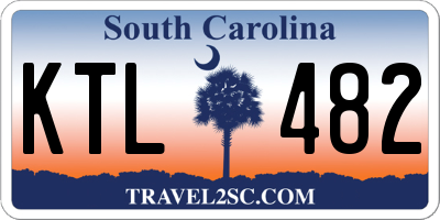 SC license plate KTL482