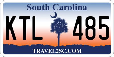 SC license plate KTL485