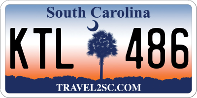 SC license plate KTL486