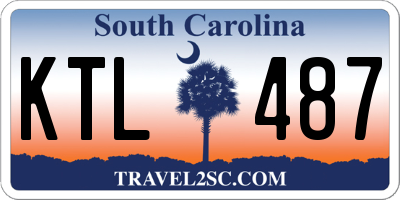 SC license plate KTL487