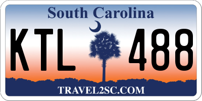 SC license plate KTL488