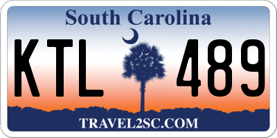 SC license plate KTL489