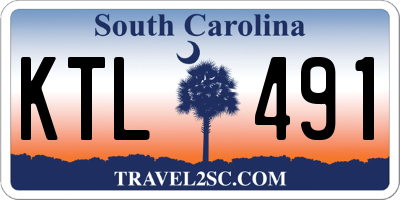 SC license plate KTL491
