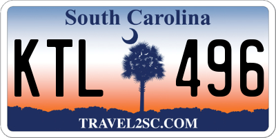 SC license plate KTL496