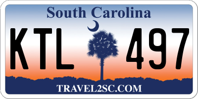 SC license plate KTL497