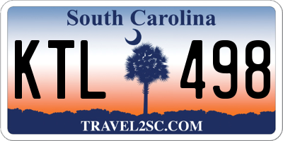 SC license plate KTL498