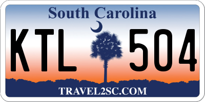 SC license plate KTL504