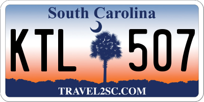 SC license plate KTL507
