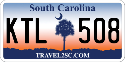SC license plate KTL508