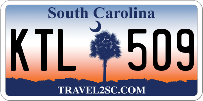 SC license plate KTL509