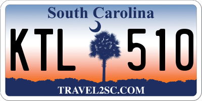 SC license plate KTL510
