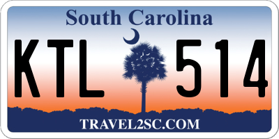 SC license plate KTL514