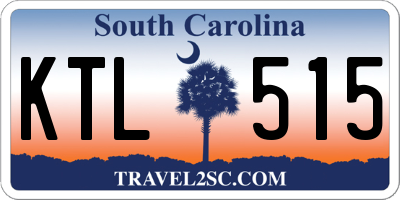 SC license plate KTL515