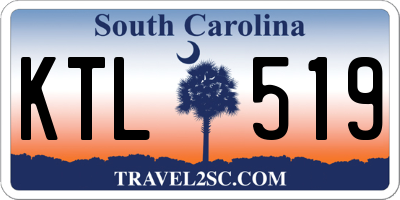 SC license plate KTL519