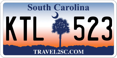 SC license plate KTL523