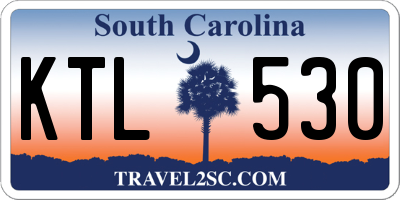 SC license plate KTL530