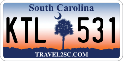 SC license plate KTL531