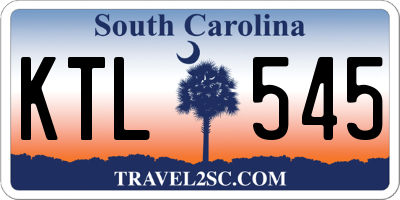 SC license plate KTL545