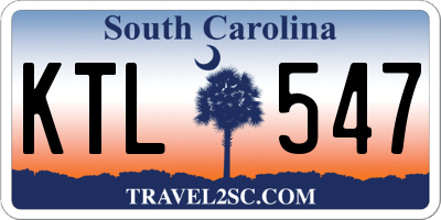 SC license plate KTL547