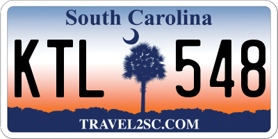 SC license plate KTL548