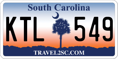 SC license plate KTL549