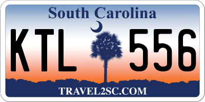 SC license plate KTL556