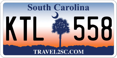 SC license plate KTL558
