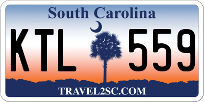 SC license plate KTL559