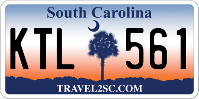 SC license plate KTL561