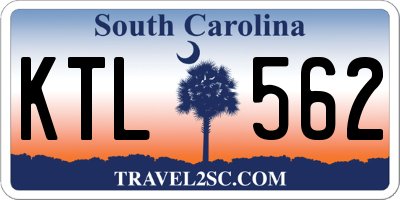 SC license plate KTL562
