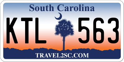 SC license plate KTL563