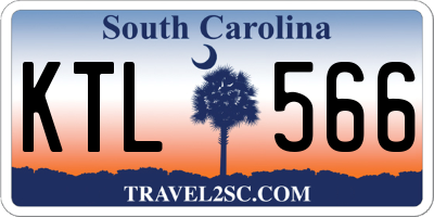 SC license plate KTL566