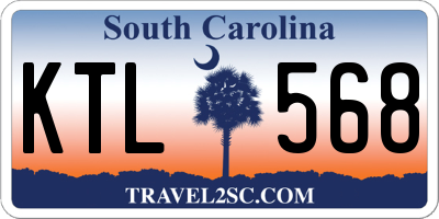SC license plate KTL568