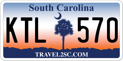 SC license plate KTL570