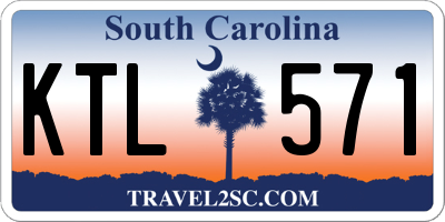 SC license plate KTL571