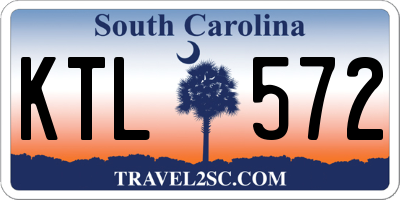SC license plate KTL572