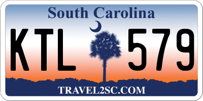 SC license plate KTL579