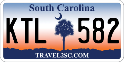 SC license plate KTL582