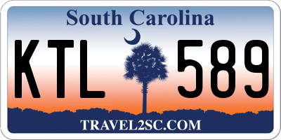 SC license plate KTL589
