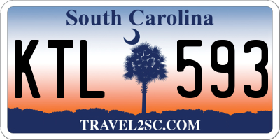 SC license plate KTL593