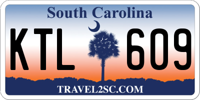 SC license plate KTL609