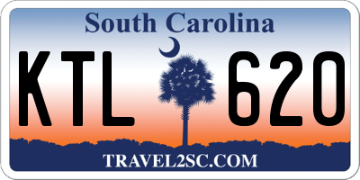SC license plate KTL620