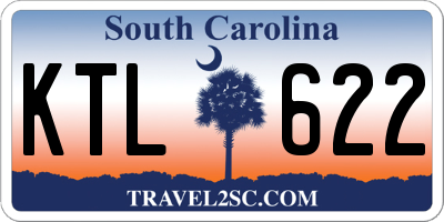 SC license plate KTL622