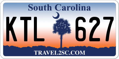SC license plate KTL627
