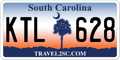 SC license plate KTL628