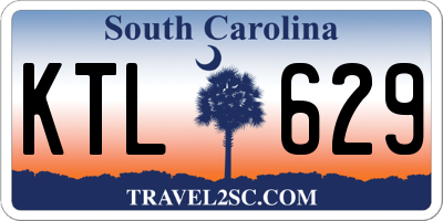 SC license plate KTL629