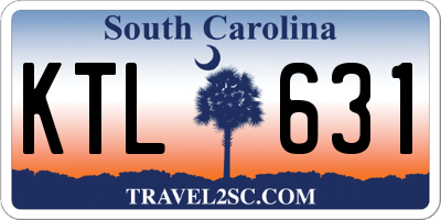 SC license plate KTL631