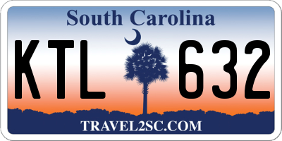 SC license plate KTL632