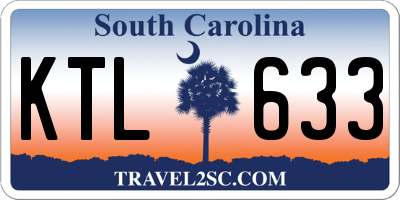 SC license plate KTL633